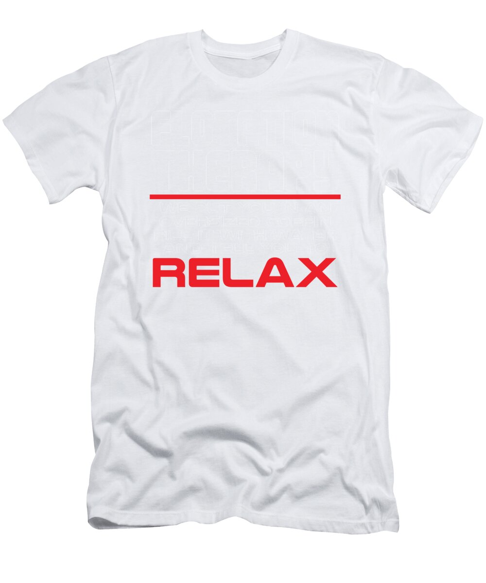 2 Flotation Therapy Relax in a Coffin Kanig Designs T-Shirt
