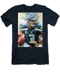 2 Football Art Russell Wilson Russellwilson Russell Wilson Seattle Seahawks Player American Football Wrenn Huber T-Shirt