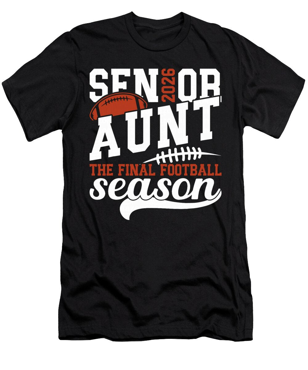 2 Football Senior Aunt 2026 Football Senior Auntie Coami Tacti T-Shirt
