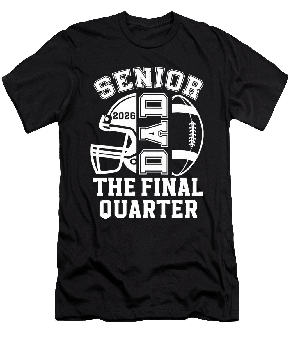 2 Football Senior Dad 2026 Proud Football Senior Coami Tacti T-Shirt