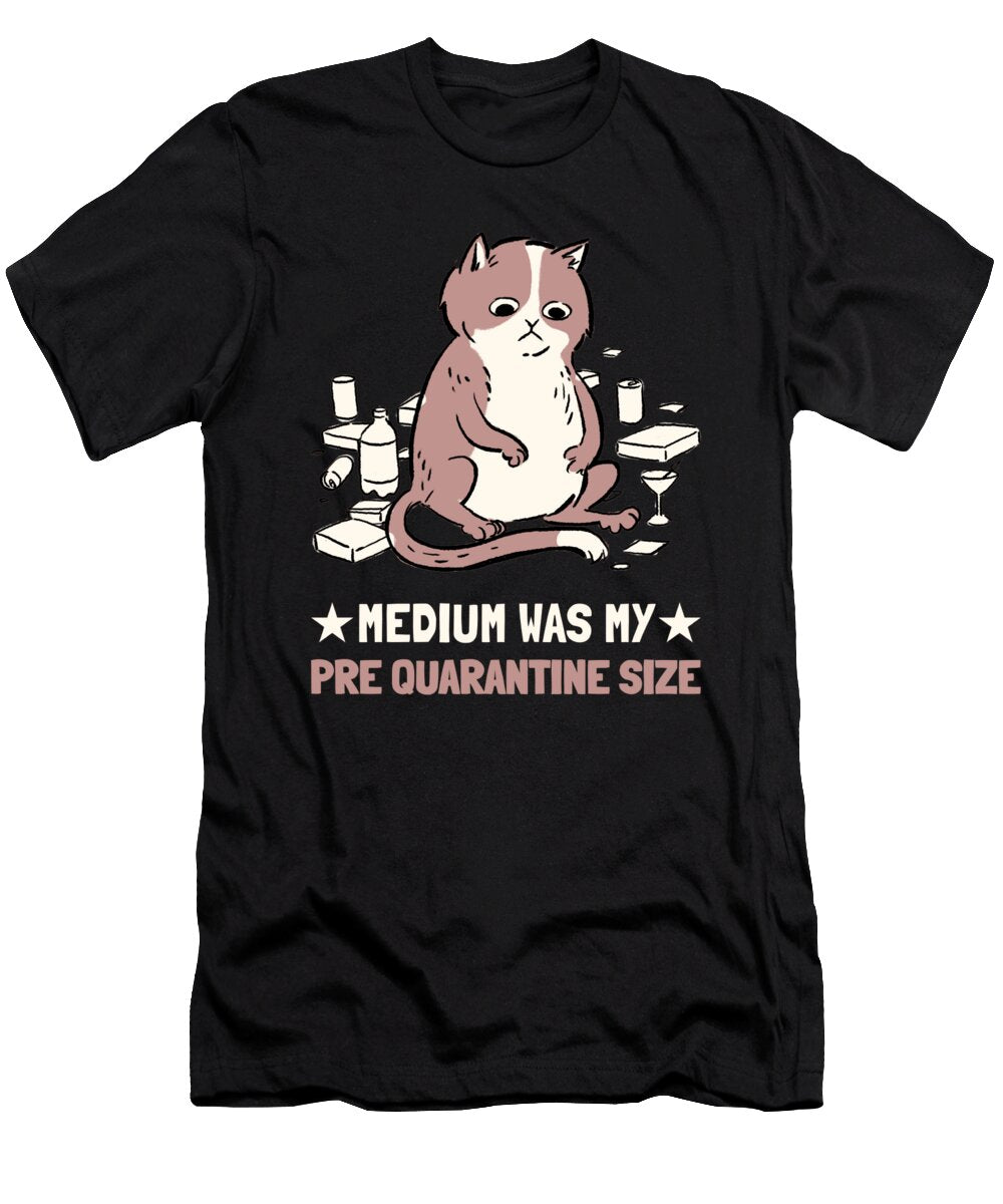 2 Funny Animal Quarantine Weight Loss Joke Justus Ratzke T-Shirt