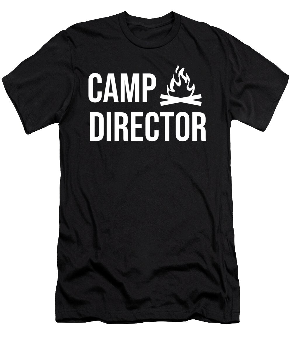 2 Funny Camp Director Camping Campfire Beer Camper Teequeen2603 T-Shirt