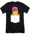 2 Funny Ice Cream Pocket Foodie Gift Muc Designs T-Shirt