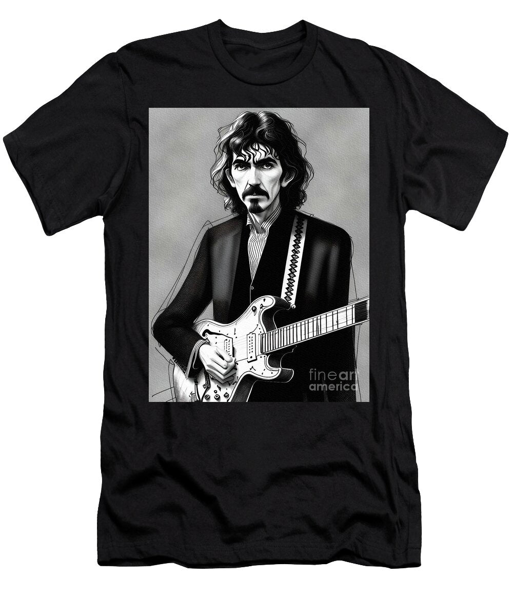 2 George Harrison Music Legend Sarah Kirk T-Shirt