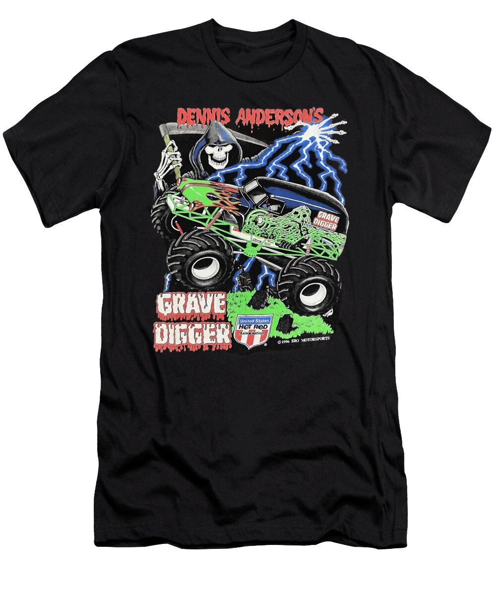2 Grave Digger Monster Truck Joye T-Shirt