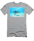 2 Great Hammerhead Shark Swimming Over a Sandy Seabed Shane Gross Natureplcom T-Shirt