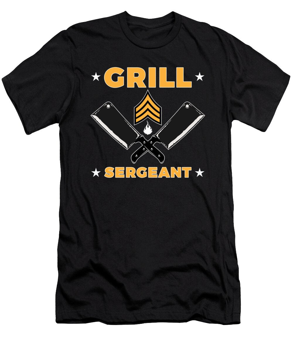2 Grill Sergeant Barbecue Bbq Grilling Meat Mister T-Shirt