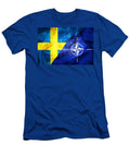 2 Grunge Flags of Sweden and Nato Illustration Brch Photography T-Shirt
