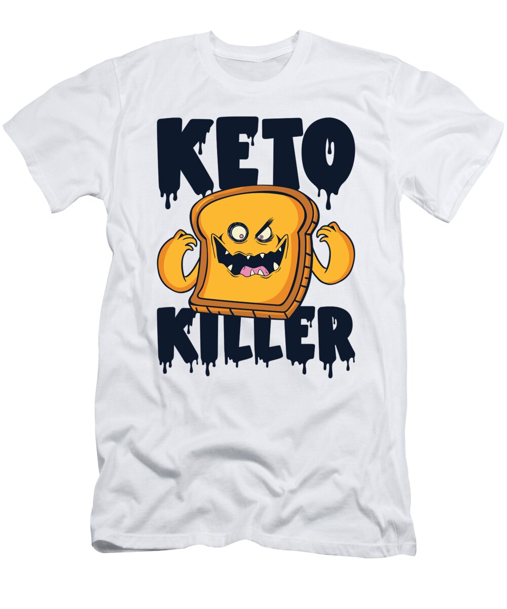 2 Keto Killer Nutritionist Food Diet Weight Loss Fitness Toms Store T-Shirt
