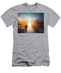 2 Lonely Figure in Cloudy Tunnel Concept of Entrance to the After Turgay Koca T-Shirt