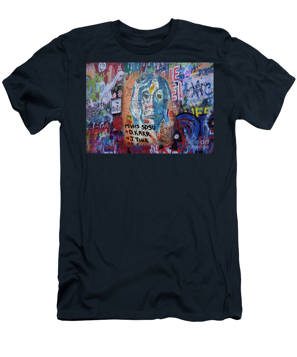 2 Magic of John Lennon Wall Art Scott Mendell T-Shirt