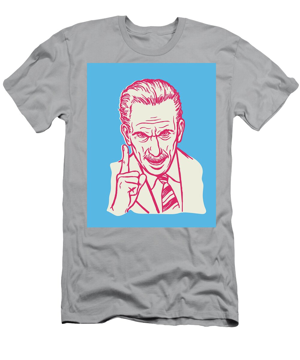 2 Man Gesturing Csa Images T-Shirt