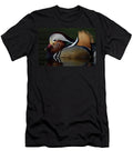 2 Mandarin Duck Male Swimming on Water in the Beijing Area Staffan Widstrand Wild Wonders of China Natureplcom T-Shirt
