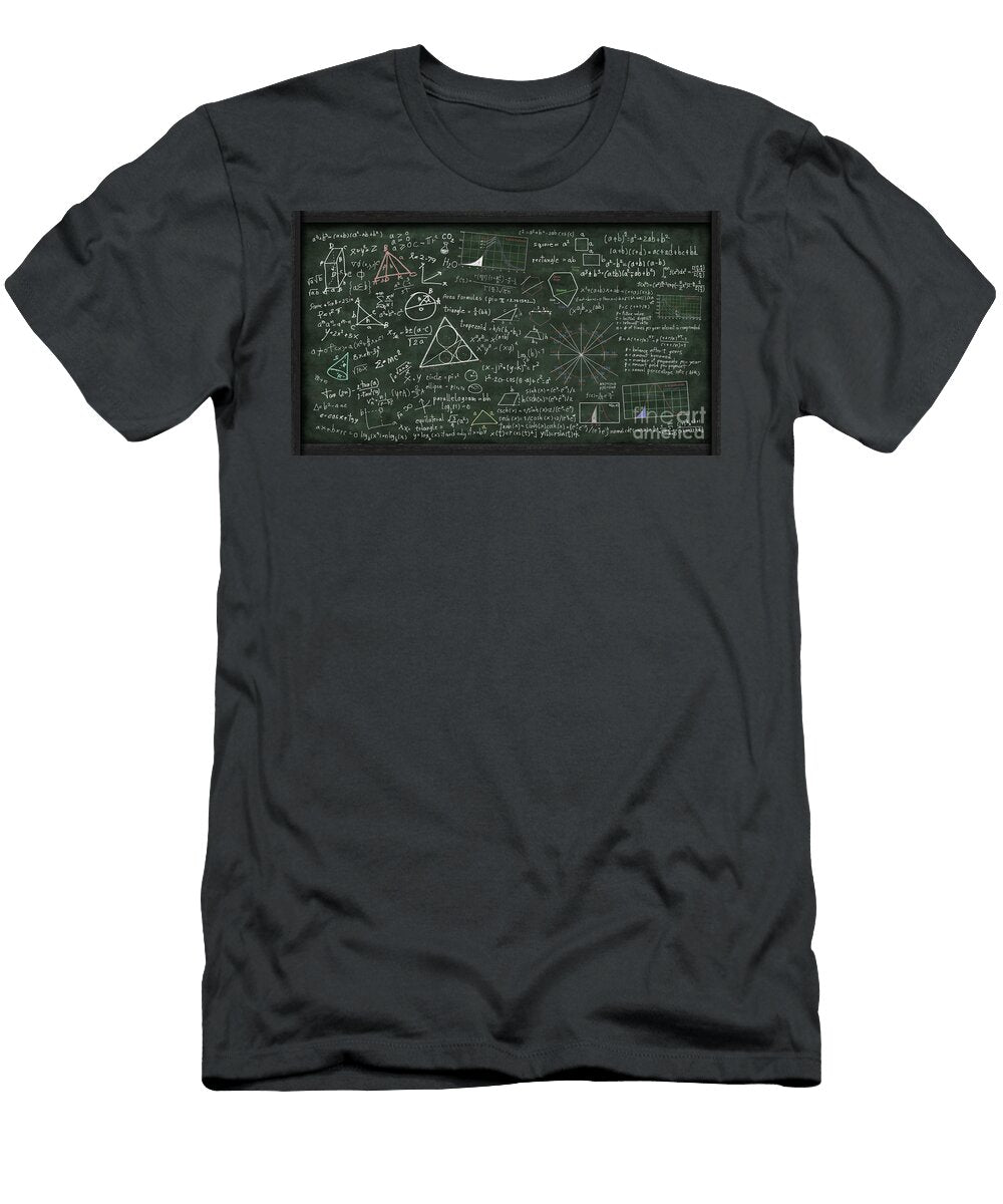 2 Maths Formula on Chalkboard Setsiri Silapasuwanchai T-Shirt
