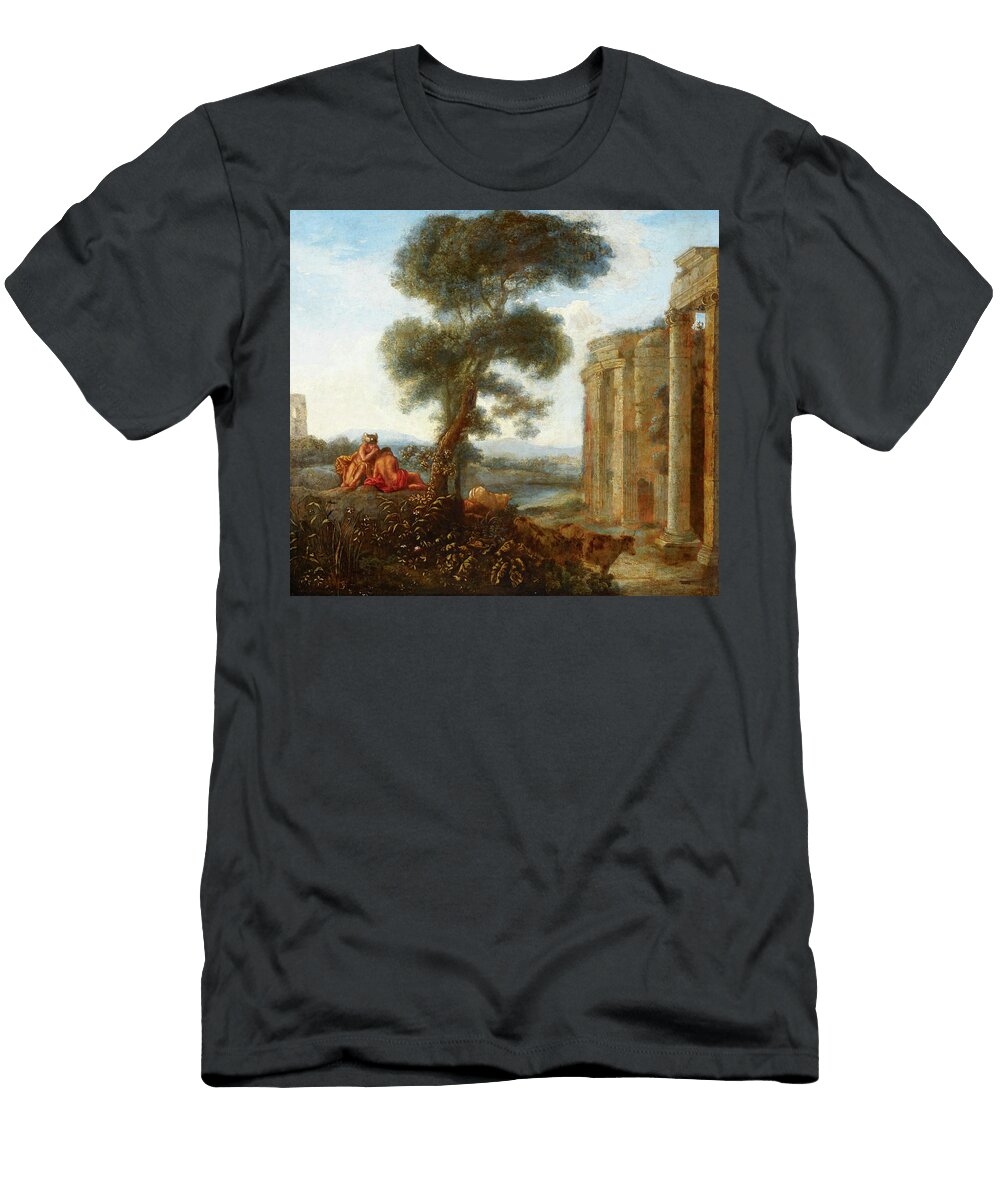 2 Mercury and Argus Claude Lorrain T-Shirt