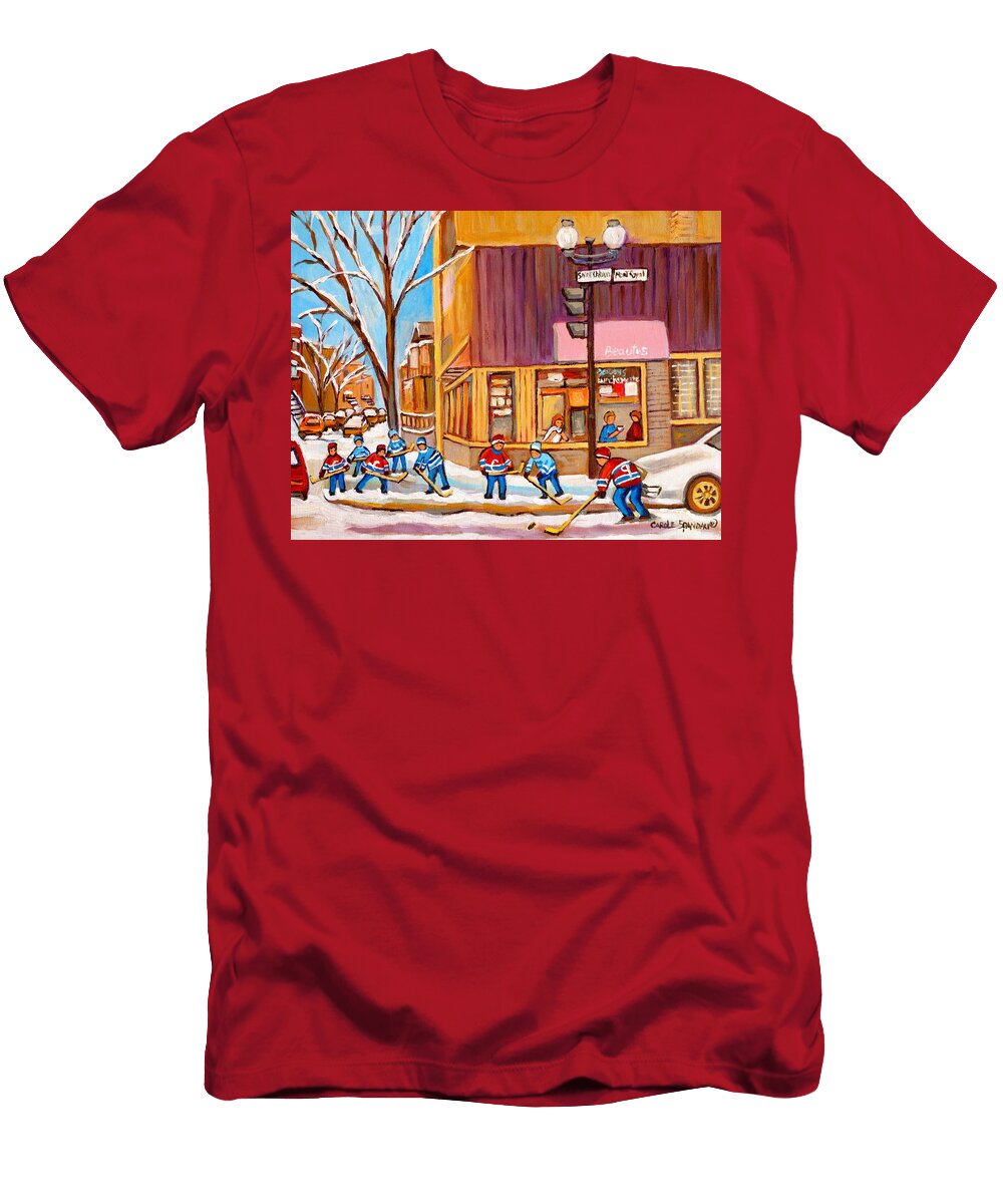 2 Montreal Paintings Carole Spandau T-Shirt