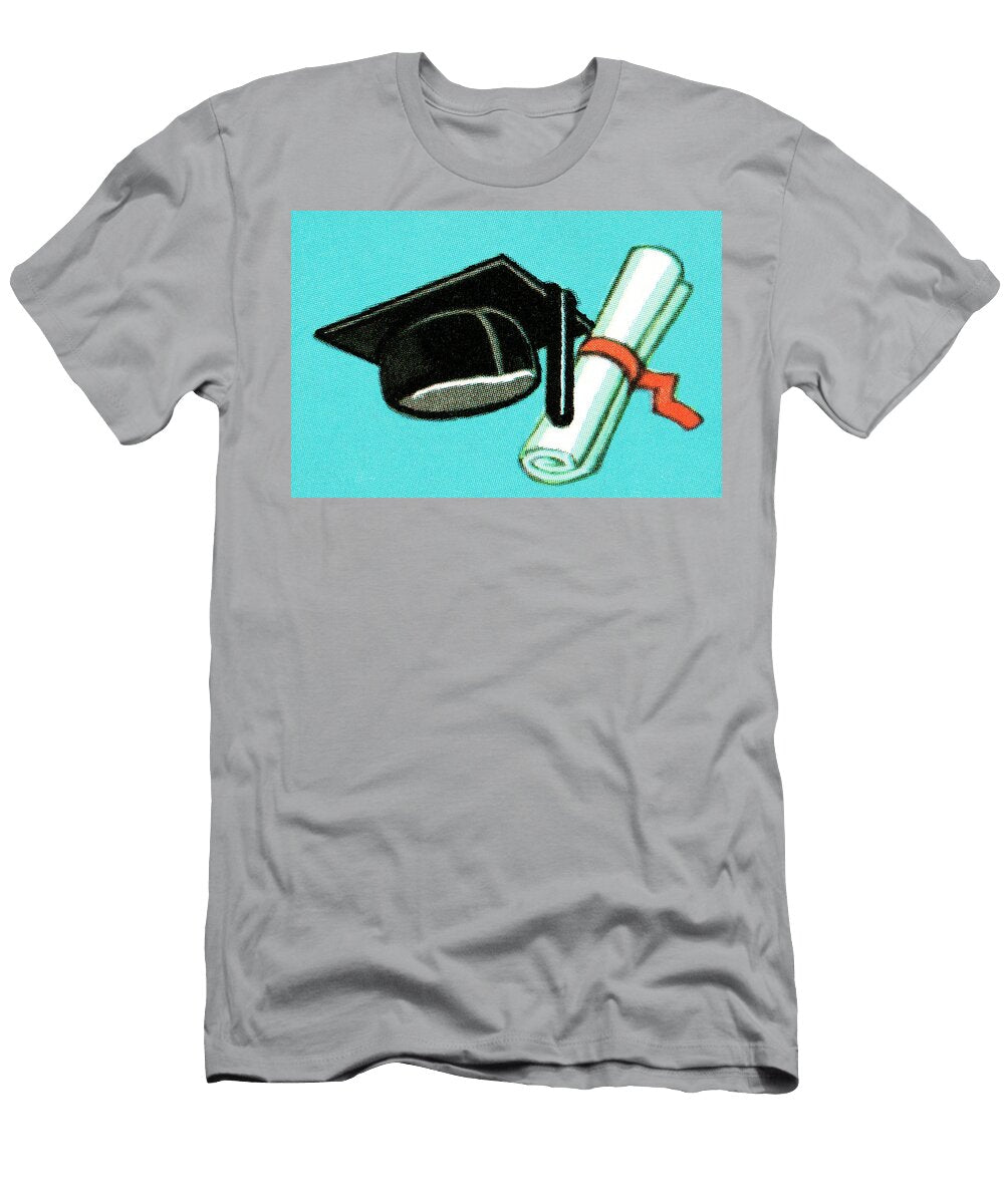 2 Mortarboard and Diploma Csa Images T-Shirt
