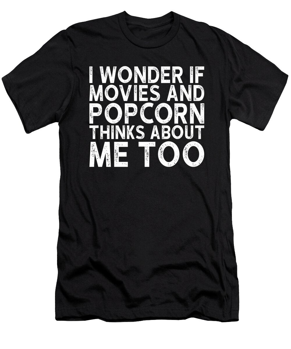 2 Movies and Popcorn Saying Manuel Schmucker T-Shirt