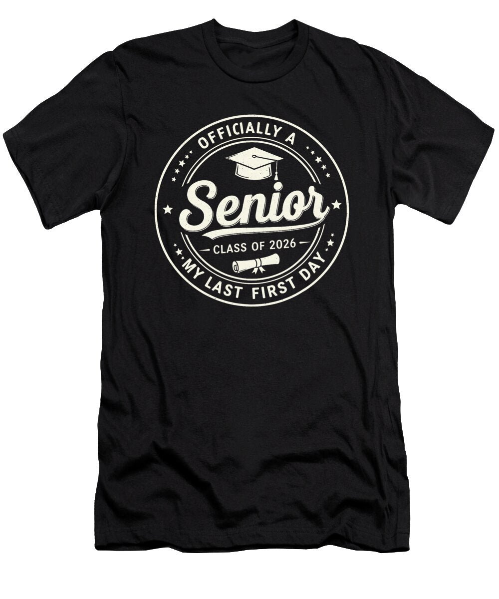 2 Officially a Senior 2026 My Last First Day Class Coami Tacti T-Shirt