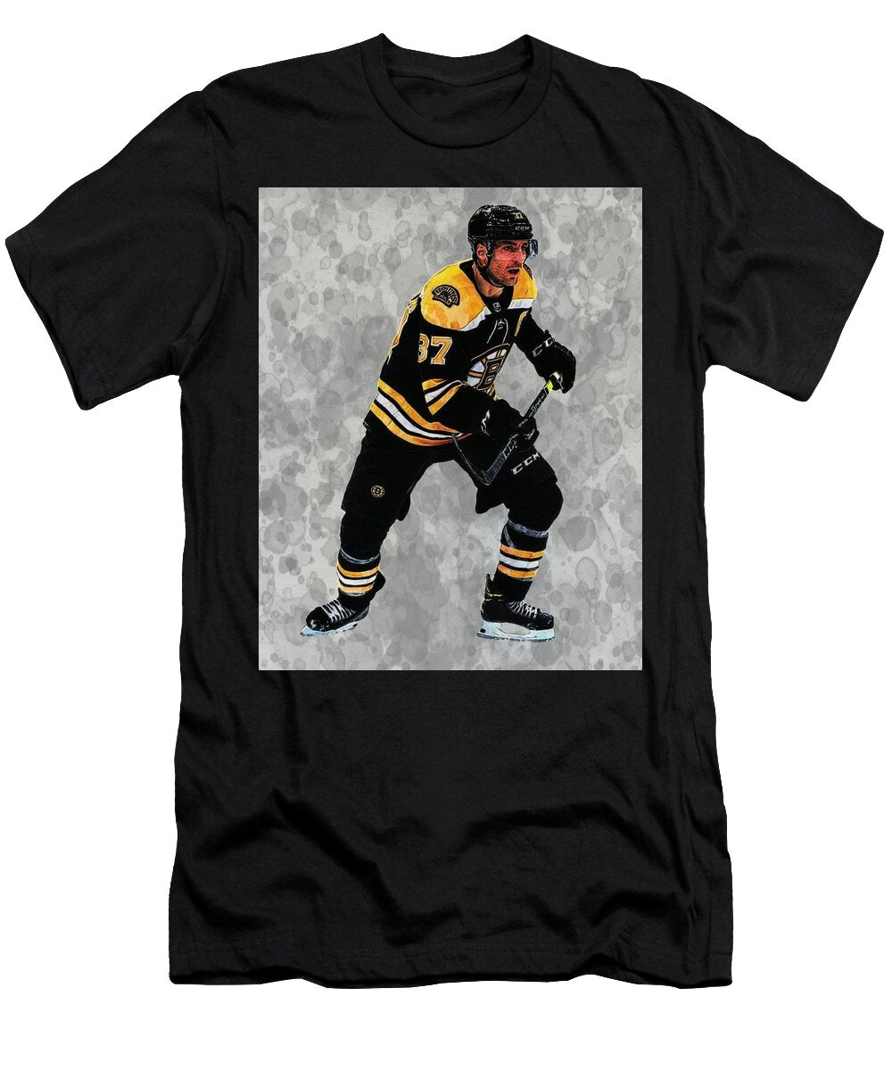 2 Patrice Bergeron Boston Bruins Bob Smerecki T-Shirt
