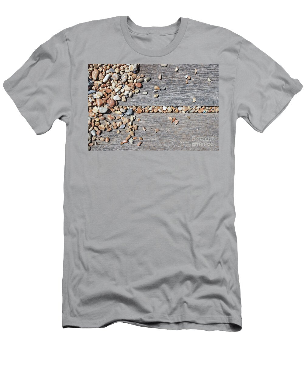 2 Pebbles Background Image Tom Gowanlock T-Shirt
