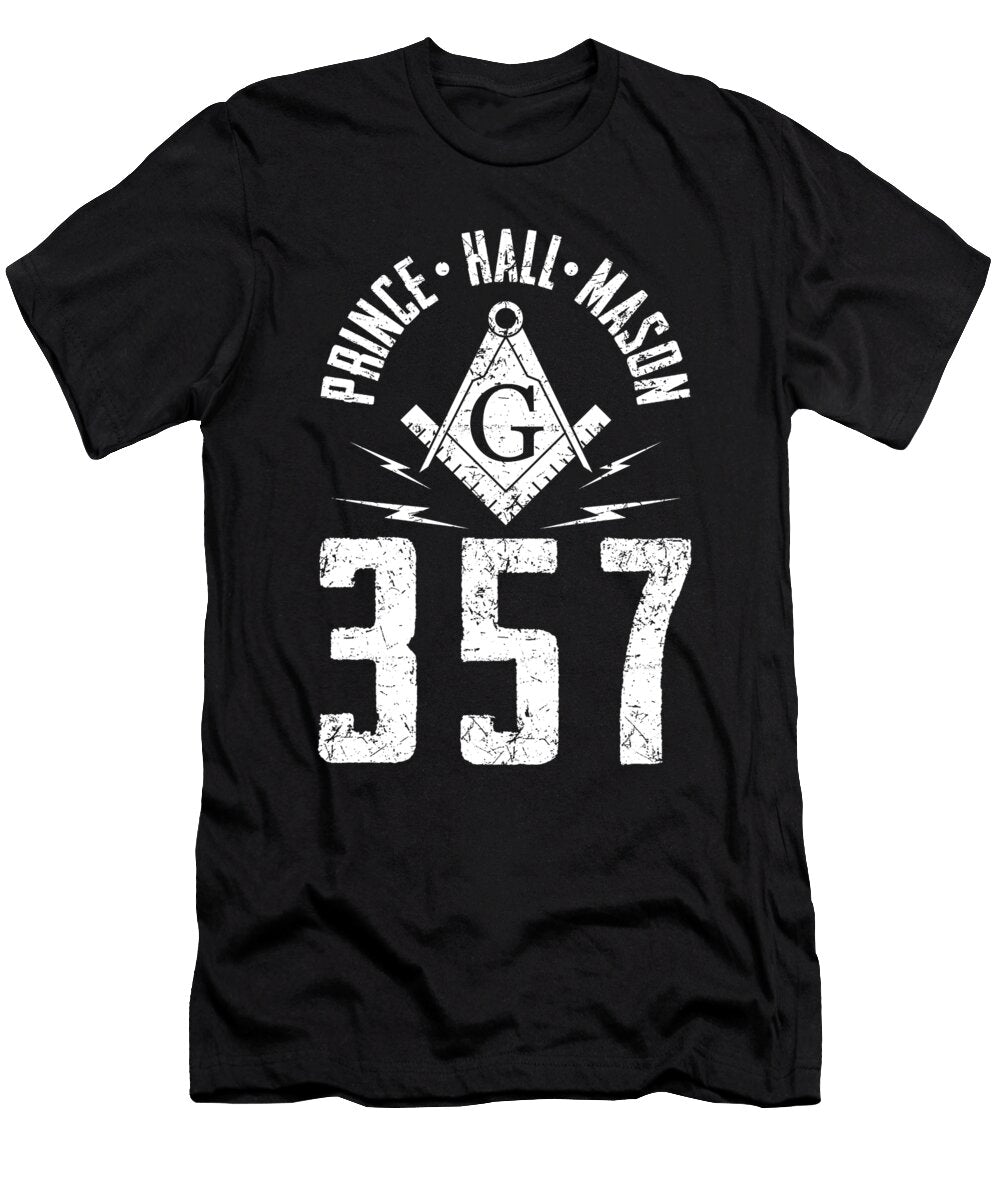 2 Prince Hall Mason 357 Freemasonry Sign Mason Florian Dold Art T-Shirt