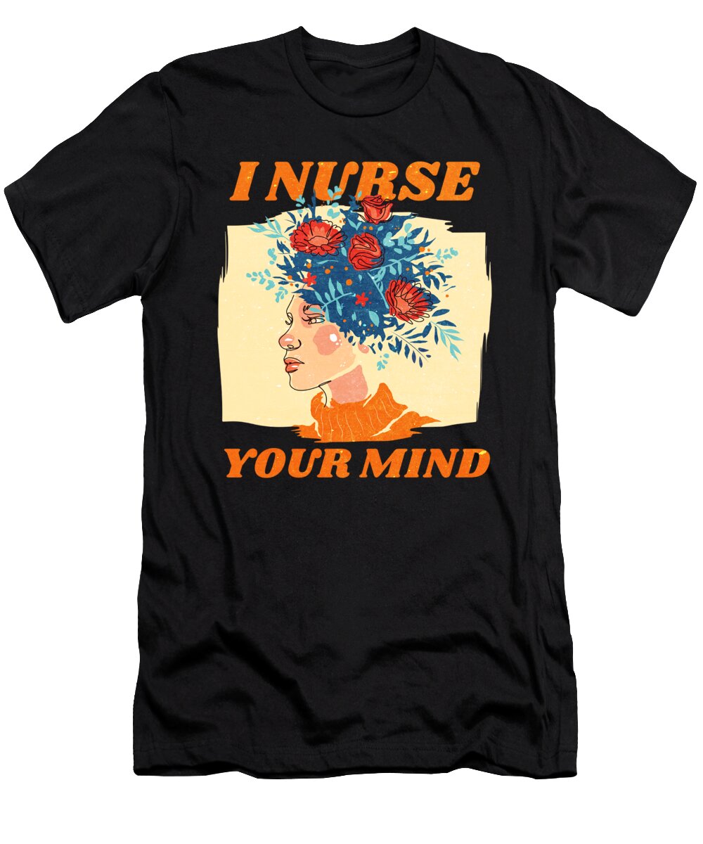 2 Psychology Mental Health Psychologist Crazy Squirrel T-Shirt