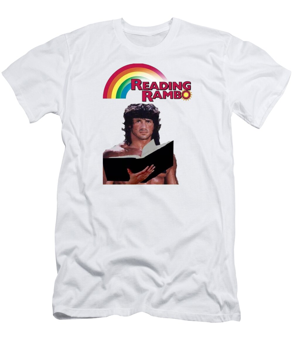 2 Reading Rambo Sylvester Stallone Nazrilda Manik T-Shirt