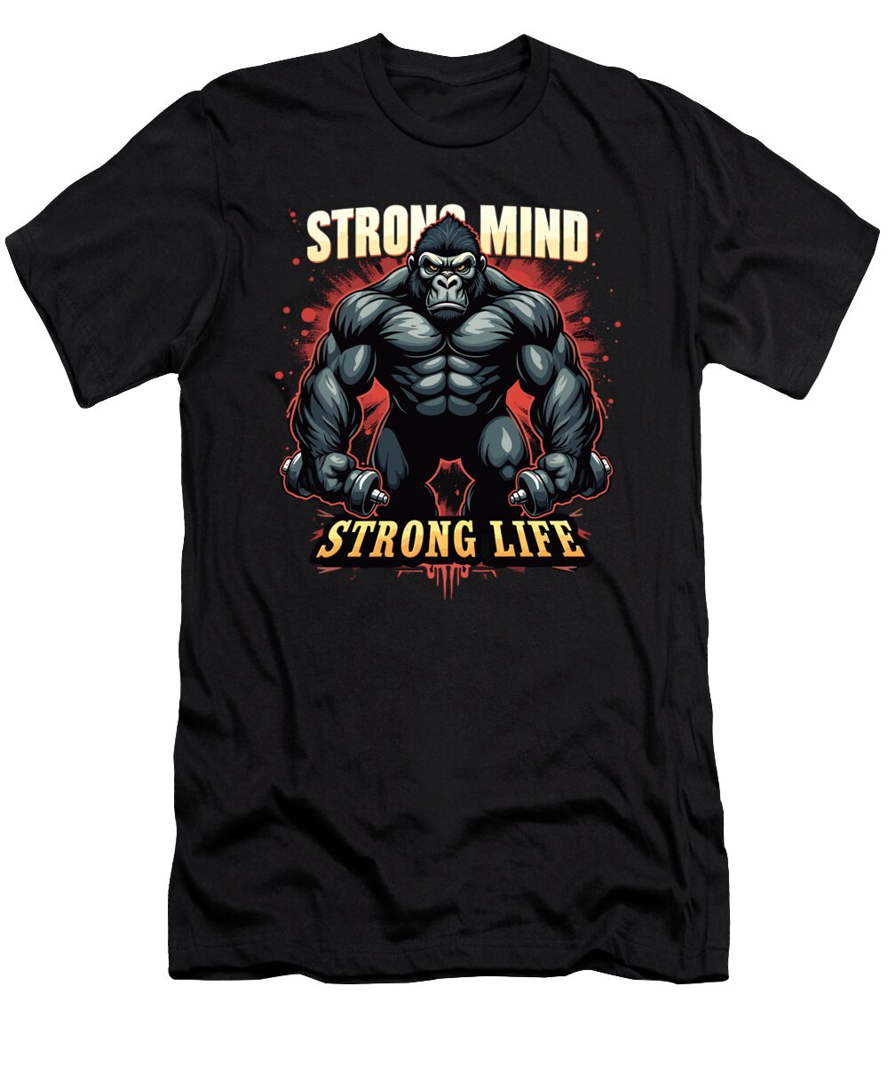 2 Strong Mind Strong Life Fitness Athlete Gym Steven Zimmer T-Shirt