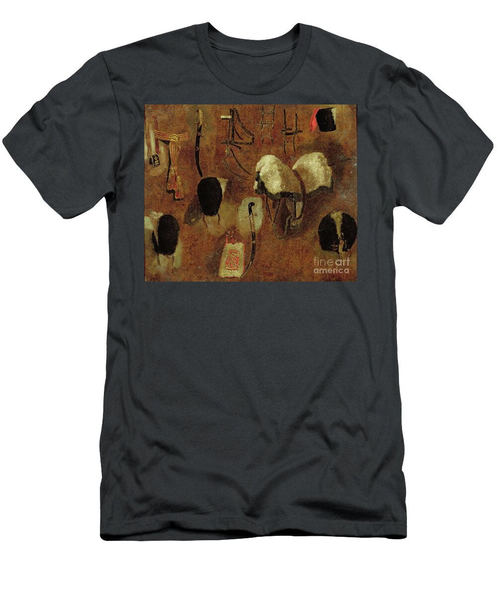 2 Studies of Military Accoutrements a Study for the Battle of Waterloo George Jones T-Shirt