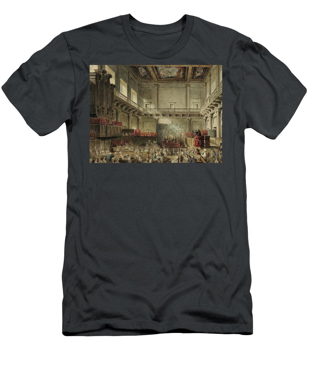 2 Study for Royal Chapel Whitehall in Micocosm of London Augustus Charles Pugin T-Shirt