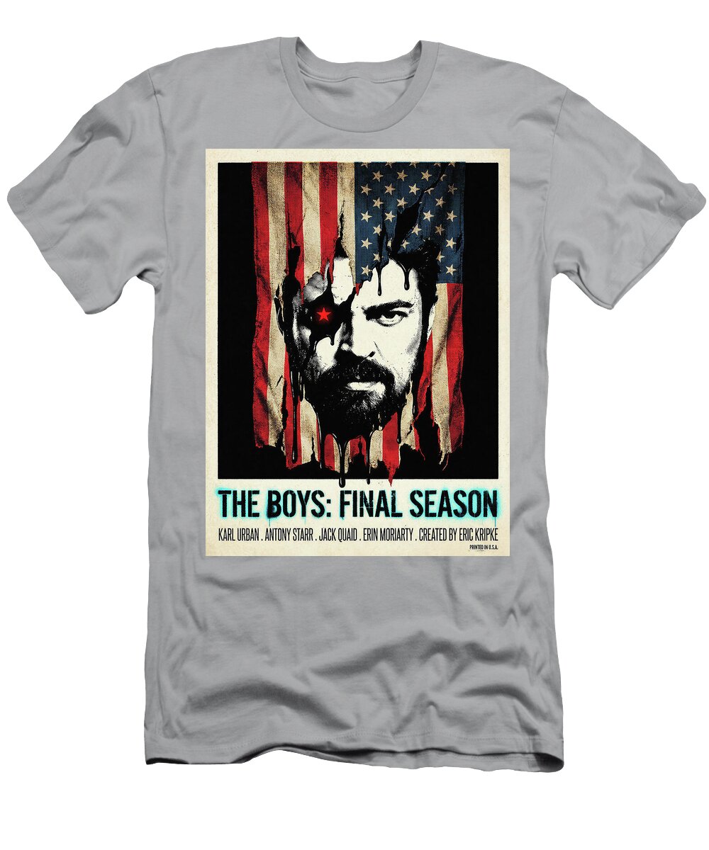 2 the Boys Final Season Minimal Vintage Style Movie Poster High Quality 2026 Sampadart Gallery T-Shirt