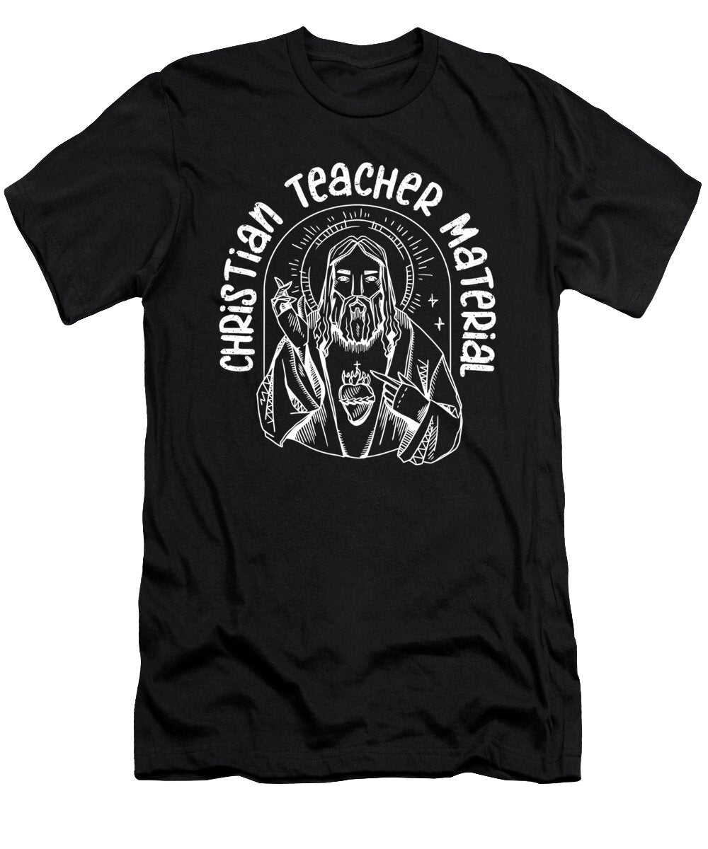 2 Theology Christianity Bible Study Christian Teacher Crazy Squirrel T-Shirt