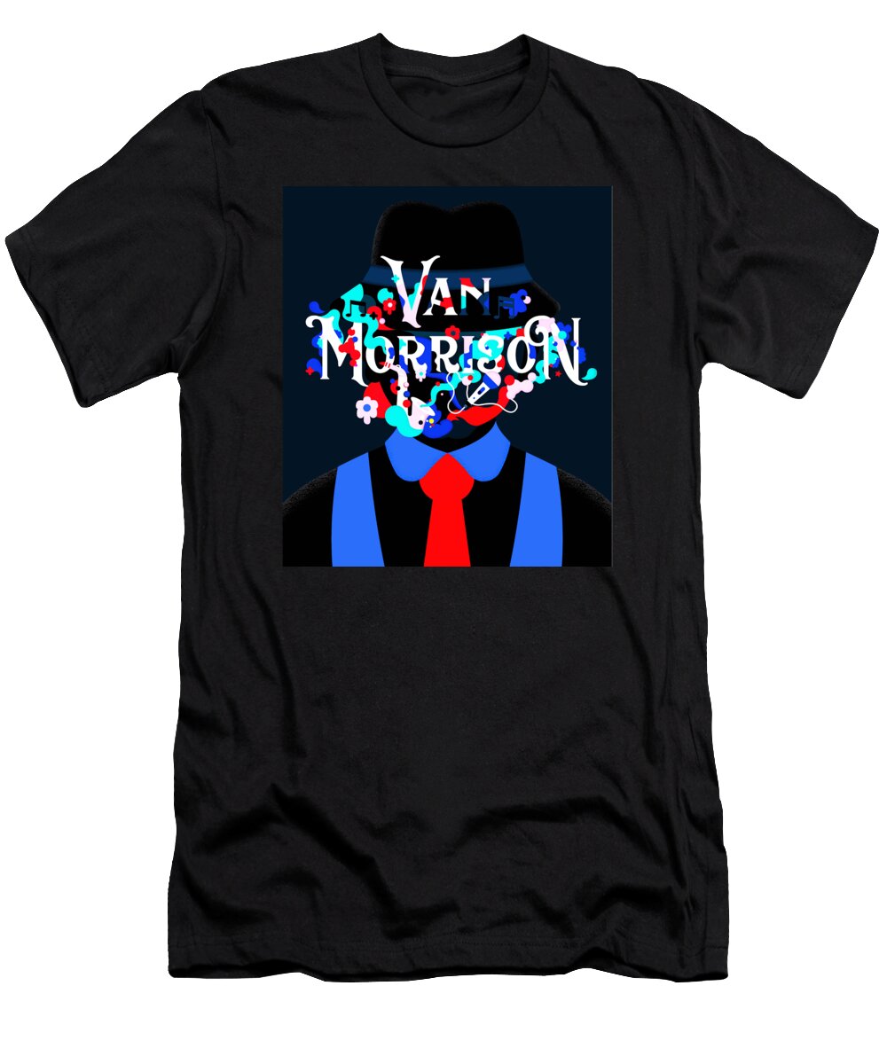 2 Van Morrison Northern Irish Singer Songwriter Multi Instrumentalist Kenneth Cescoti T-Shirt