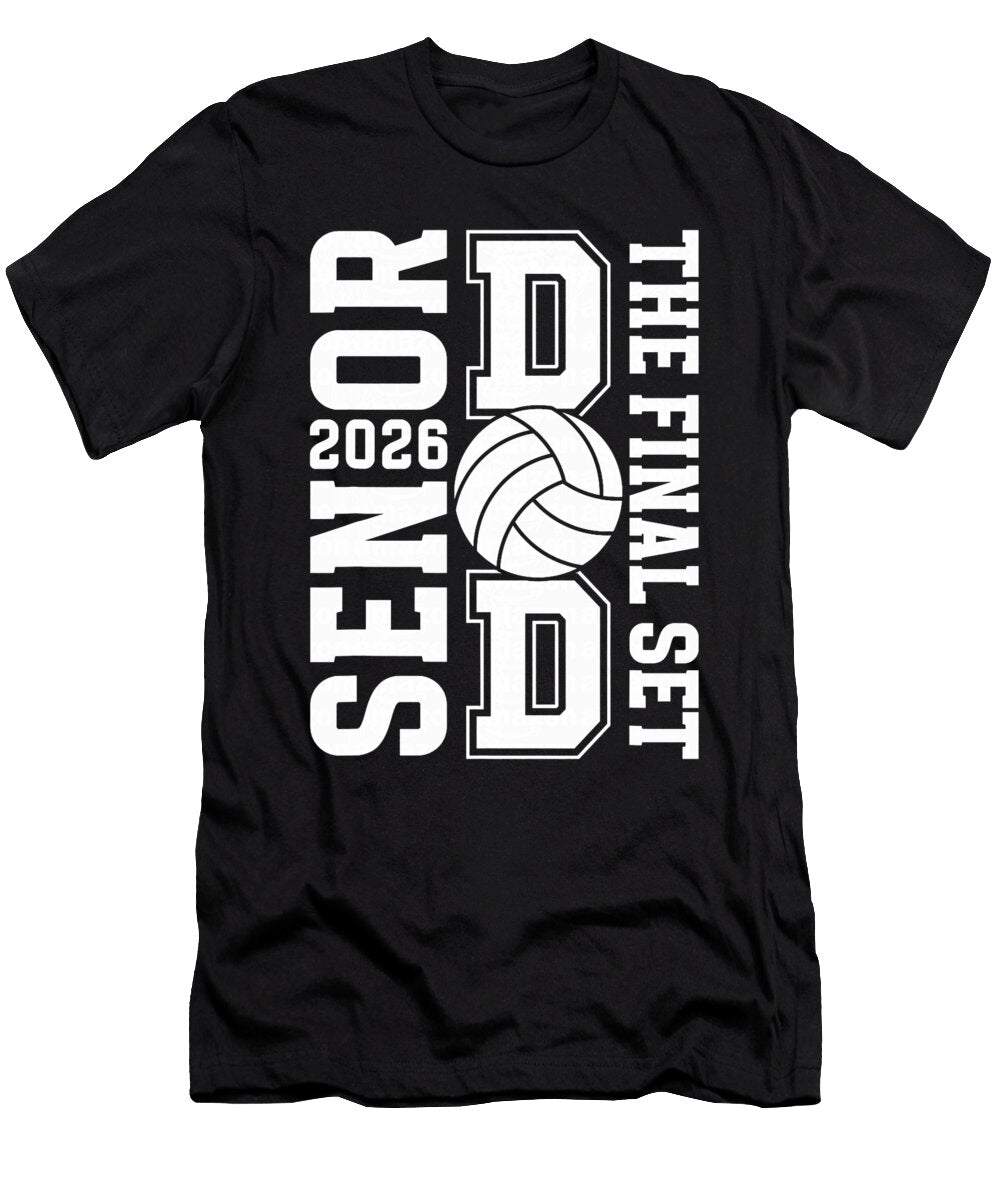 2 Volleyball Senior Dad 2026 Proud Volleyball Coami Tacti T-Shirt