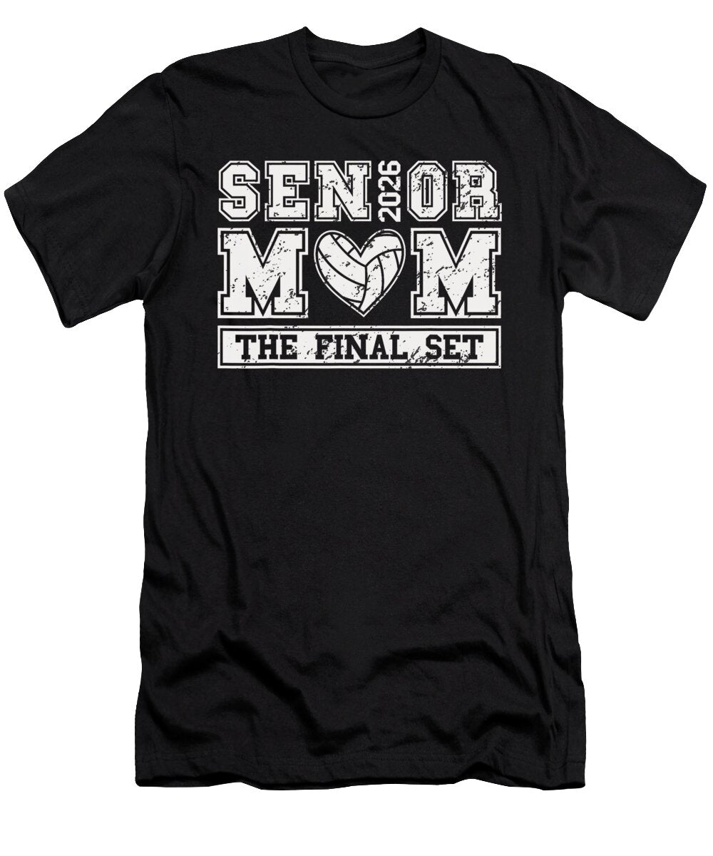 2 Volleyball Senior Mom Class of 2026 Volleyball Coami Tacti T-Shirt