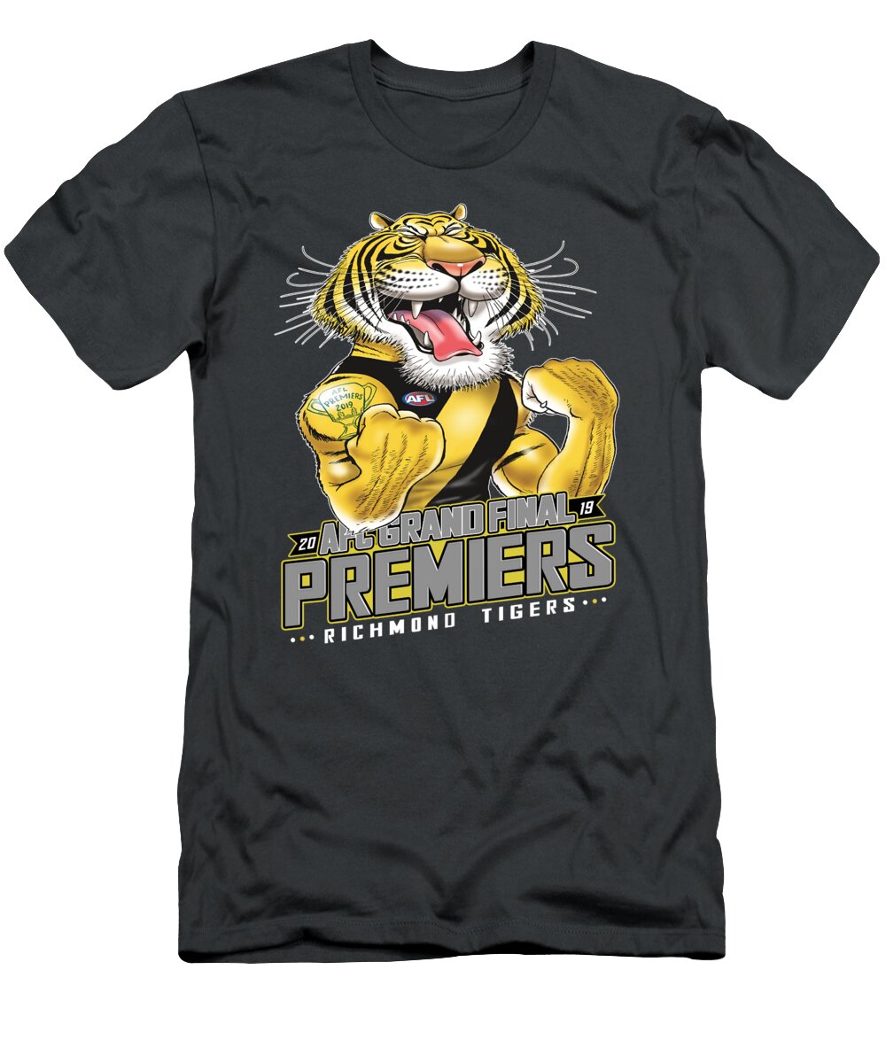 20 Afl Grand Final Premiers Richmond Tigers Unisex Logo Cheap Logo Love Cools Cheap Emily White T-Shirt