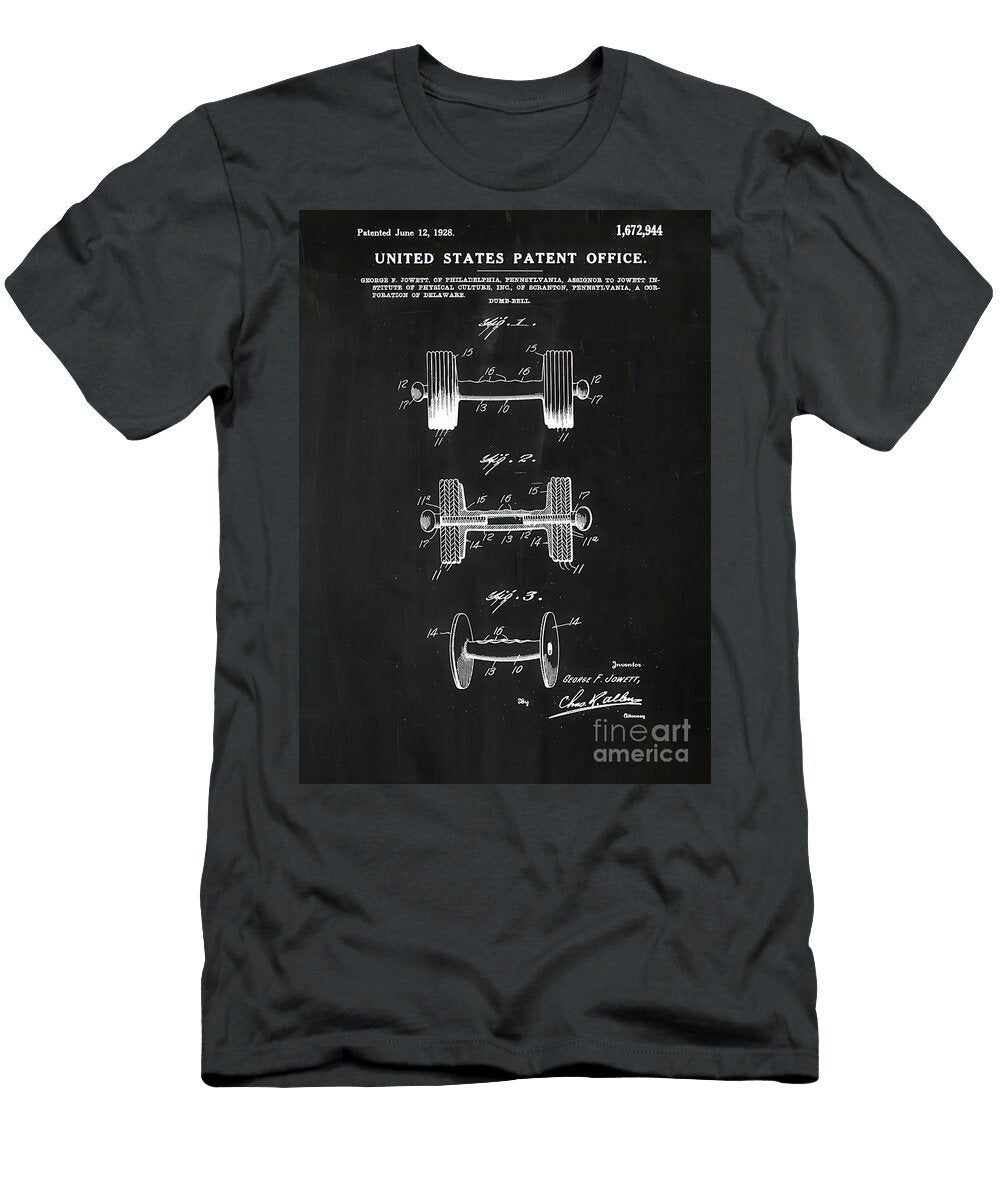 20 Dumb Bell Patent Christian Hall T-Shirt