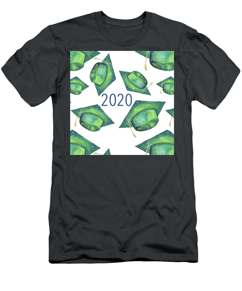 2020 Green Graduation Cap Iris Richardson T-Shirt