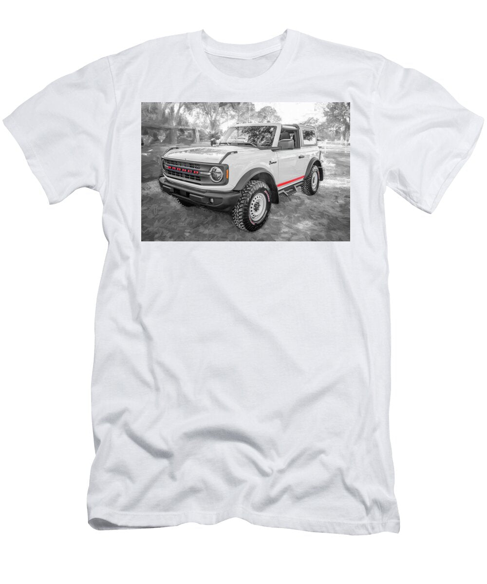 2021 White Ford Bronco X104 Rich Franco T-Shirt