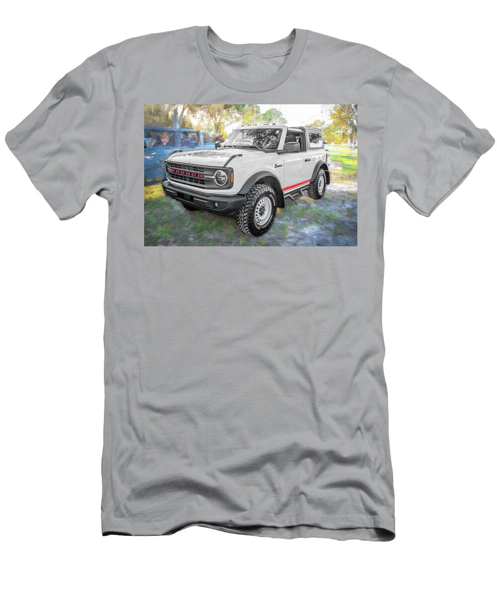2021 White Ford Bronco X105 Rich Franco T-Shirt