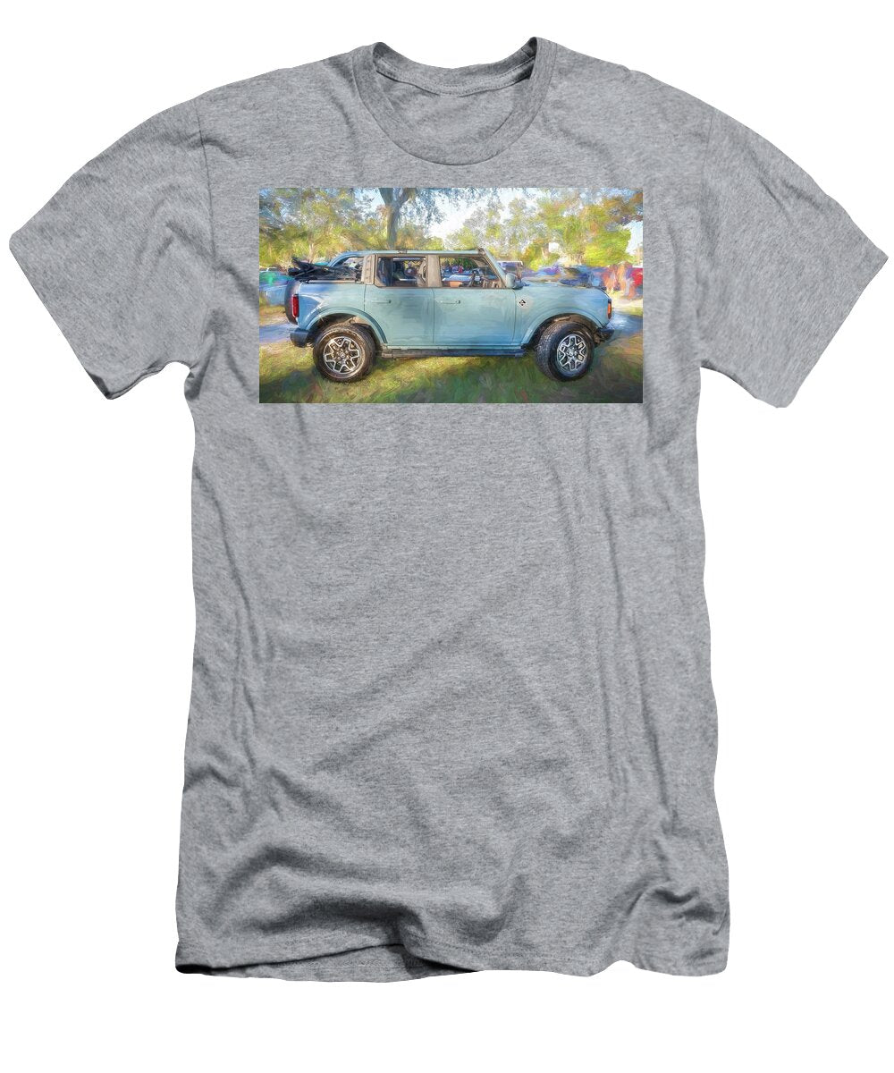 2022 Blue Ford Bronco Outer Banks X118 Rich Franco T-Shirt