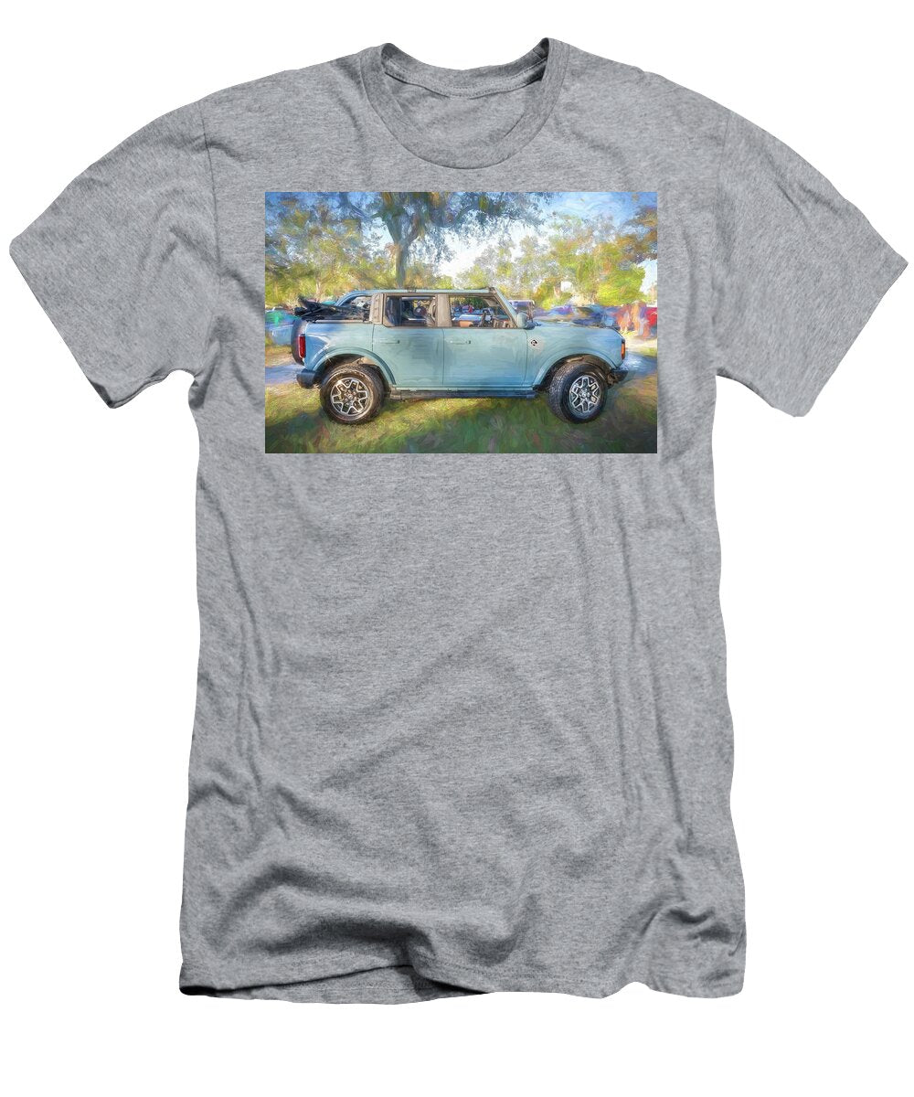 2022 Blue Ford Bronco Outer Banks X119 Rich Franco T-Shirt