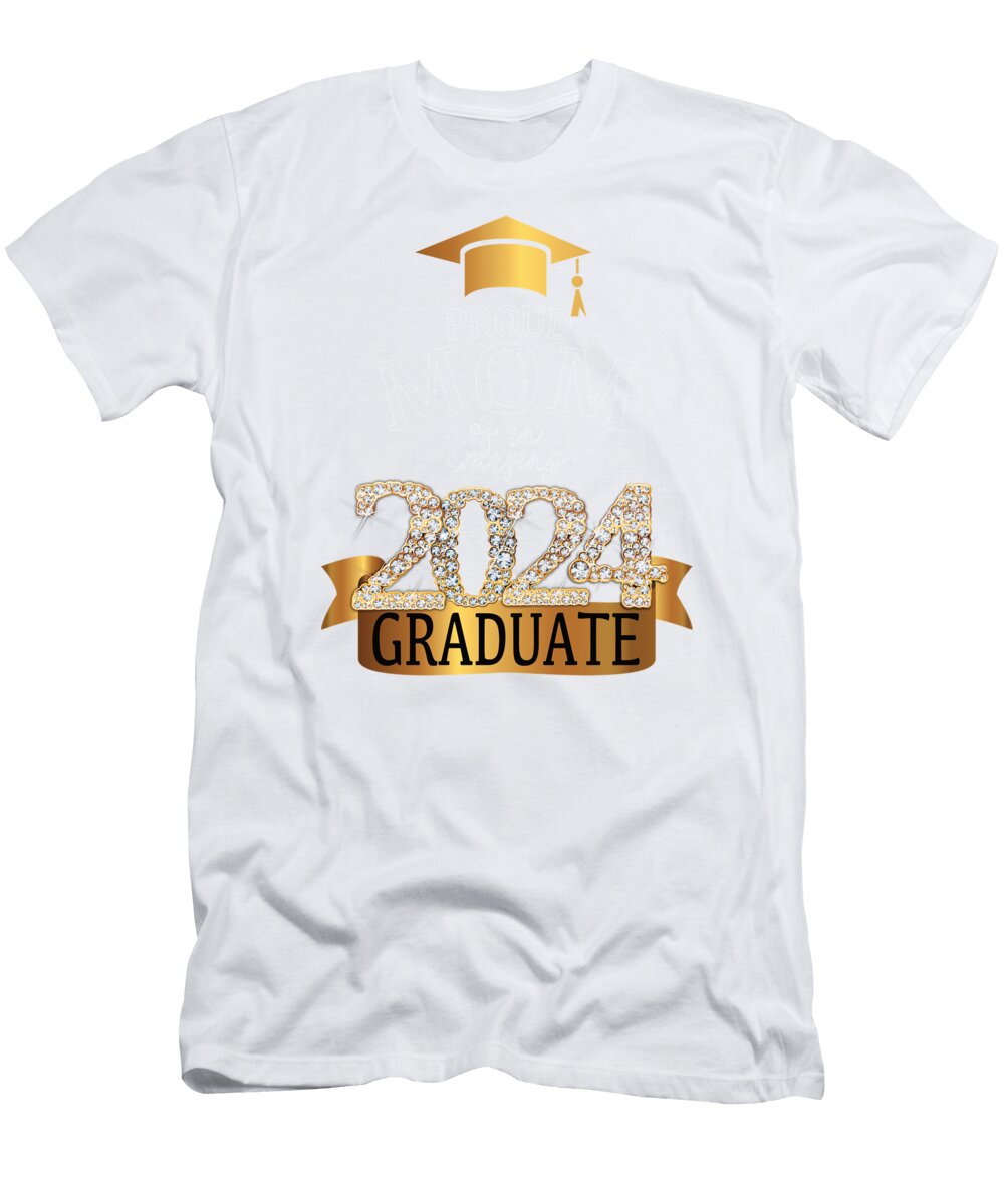 2024 Mom of the Graduate Yellow Diploma Millennialdesign T-Shirt