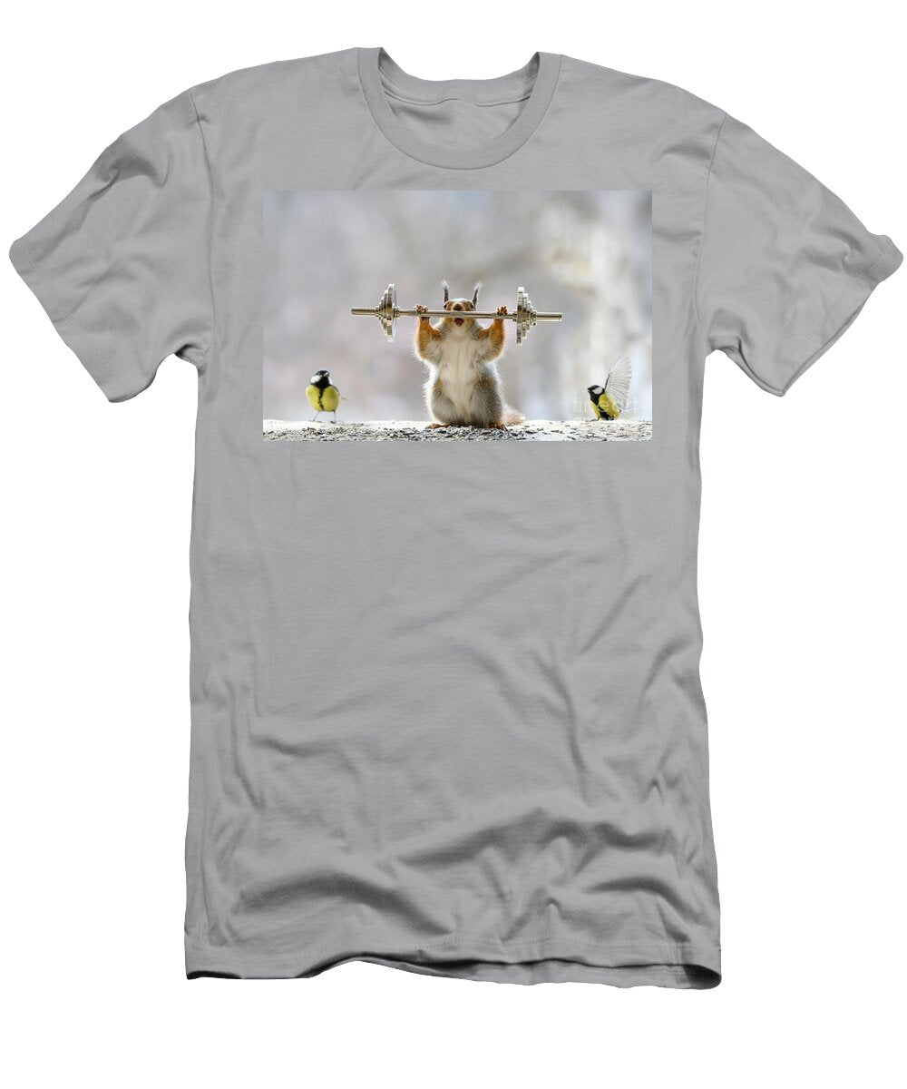 240 Red Squirrel Squirrel Sciurus Vulgaris Eurasian Red Squirrel Geert Weggen T-Shirt