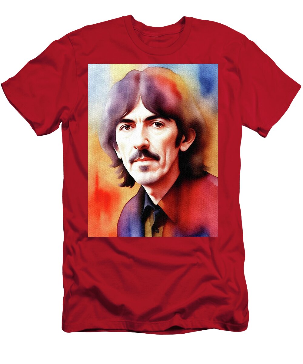 25 George Harrison Music Legend Sarah Kirk T-Shirt