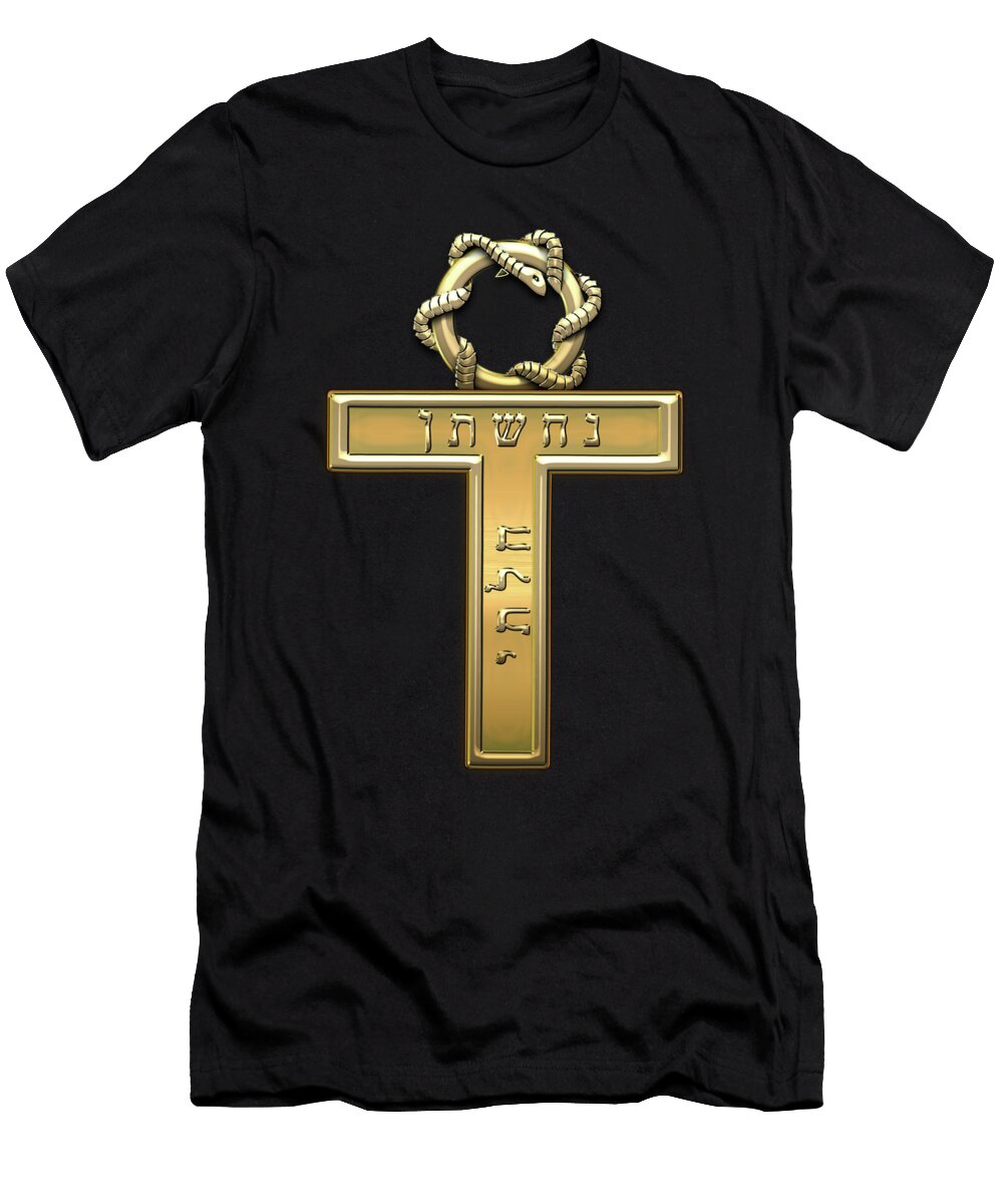 25th Degree Mason Knight of the Brazen Serpent Masonic Jewel Serge Averbukh T-Shirt