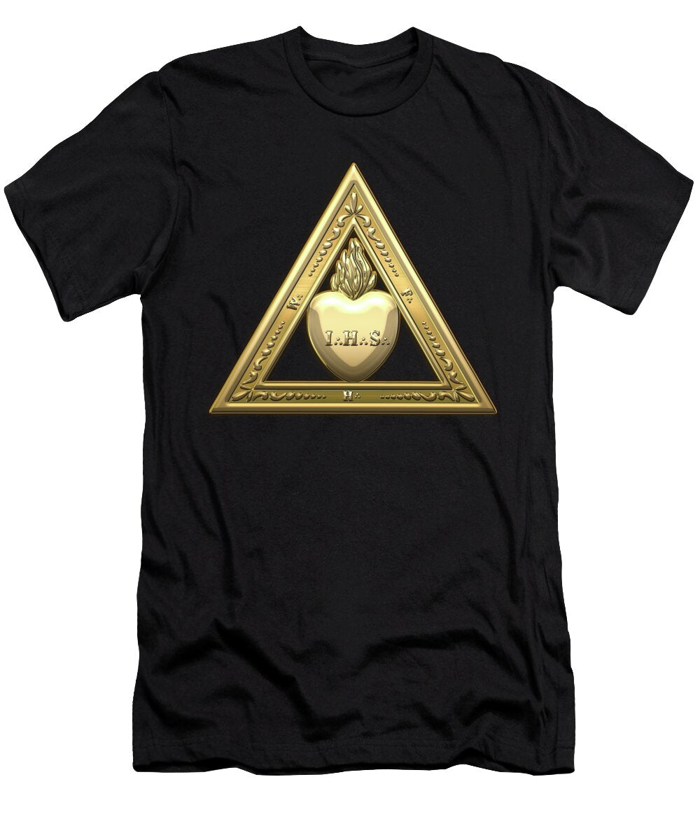 26th Degree Mason Prince of Mercy or Scottish Trinitarian Masonic Jewel Serge Averbukh T-Shirt