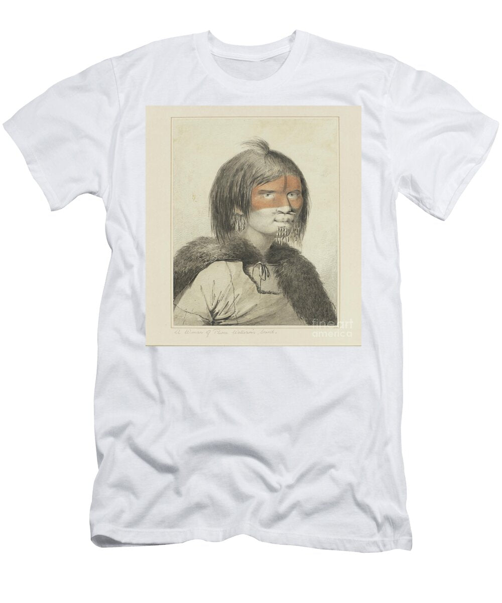 27 a Woman of Prince Williams Sound From a Series of Watercolours Illustrating Captain Cooks Last Voyage C1773 84 John Webber T-Shirt