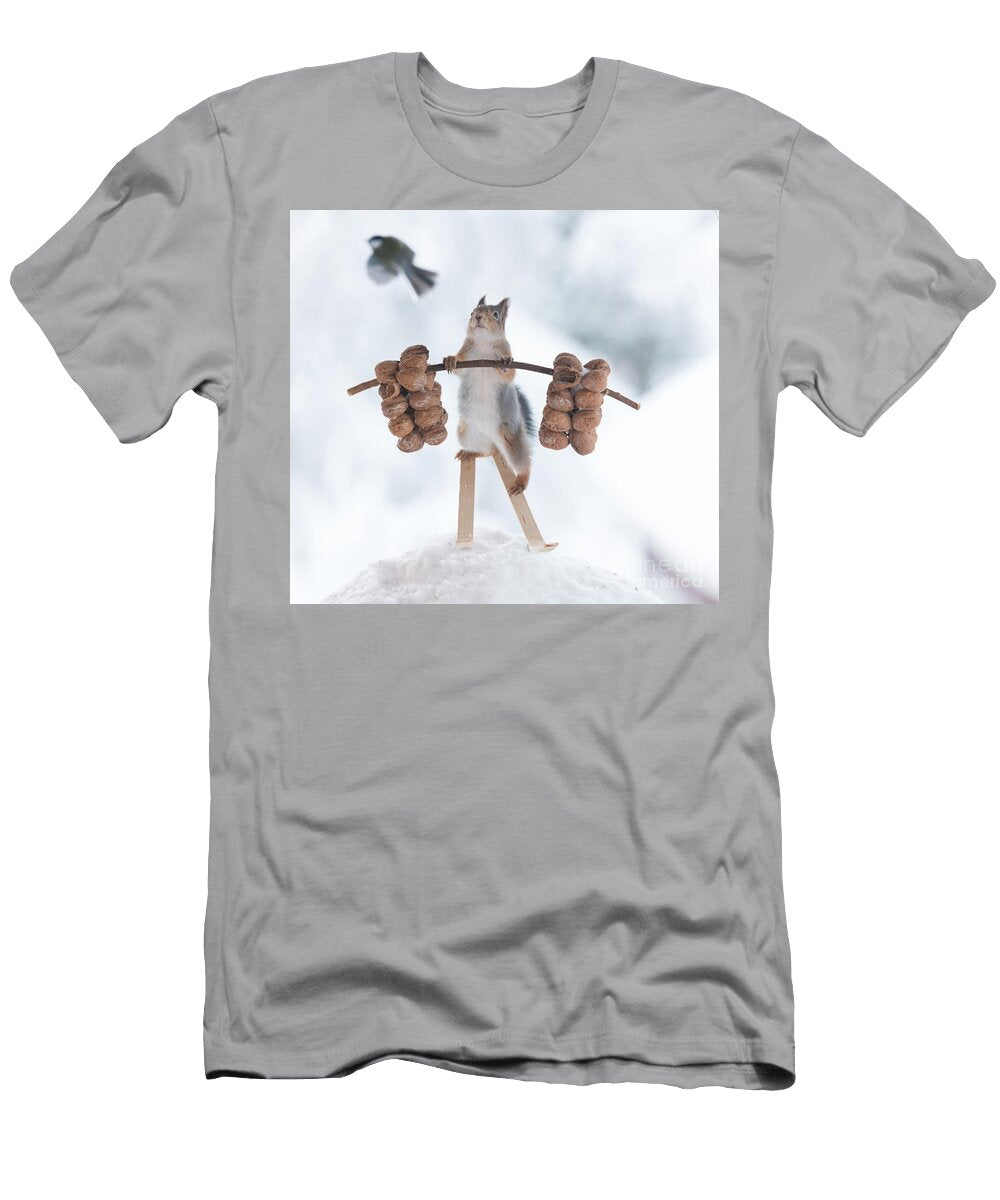 29 Squirrel Red Squirrel Sciurus Vulgaris Eurasian Red Squirrel Geert Weggen T-Shirt